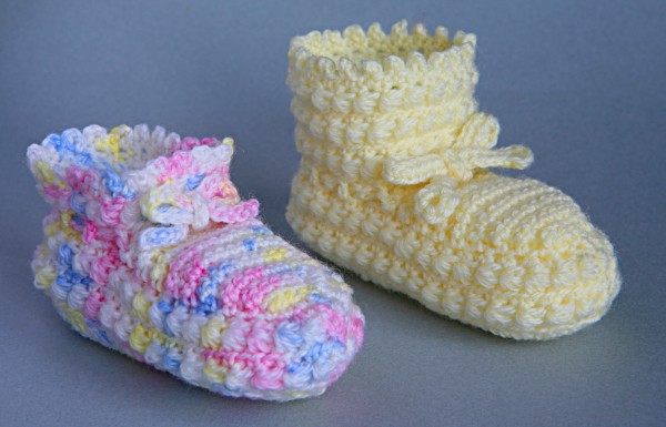 Free Crochet Bootee Pattern