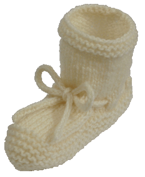 seamless baby booties