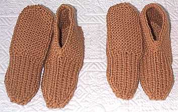 Free Knitting/Knitted Slippers Pattern